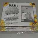 2 Pcs Razpah Dad Gift Picture Plaque Décor, Picture Framed Wood Plaque Sign, Ideal Gifts to Say Deep Love to Father, Gifts for Father from Daughter Son, Dad Pictures Frame Gift For Birthday Father's Day