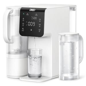 DREO Countertop Water Filter, Reverse Osmosis Purifier with 7-Stage RO Filtration System, Portable Water Pitcher, Reduce TDS PFAS, 3:1 Pure to Drain