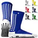 Lux Dual Grip Socks - Soccer Grip Socks for Men and Women. GripArray Performance & Comfort (Small)