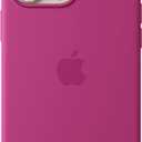 Apple iPhone 16 Pro Max Silicone Case with MagSafe and Camera Control: Lightweight Phone Case, Wireless Charging Compatible, Smooth Matte Finish; Fuchsia