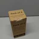 KOIKEY Furniture Raisers Bed Risers - 2 Inch Wooden Circle Heavy Duty Furniture Height Extenders Lifts for Sofa Couch Desk Chair Table Base Raising Space, Convenient Store and Cleaning, Pack of 4