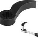 Pry Bar Wrench Adaptor Head, Crowbar Adapter Head, Adjustable Angle Head for Car Repairing Tools, Half Shaft Removal and Tight Spaces, Fits 1/2" Drive Ratchets Wrench