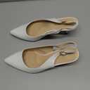 DREAM PAIRS Women's Kitten Heels Slingback Closed Pointed Toe Low Pumps Shoes Women Party Wedding Sexy Casual Dress Shoes (9)