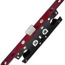2 Point Bolt Mortise Lock Set Storm Door Fits Pella Handleset, Storm Door Lock Replacement Parts, Red Face Plate
