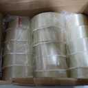 Treela 30 Rolls Strapping Tape Bulk 2 Inch X 60 Yards 5.5 Mil Fiberglass Filament Tape Transparent Reinforced Heavy Duty Packing Strips for Shipping Sealing Binding Fixing