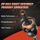 Front Passenger Side Axle Shaft Assembly Fit for Dodge Ram 2500 2014-2018 | Fit for Dodge Ram 3500 2014-2018, OE 68216196AA