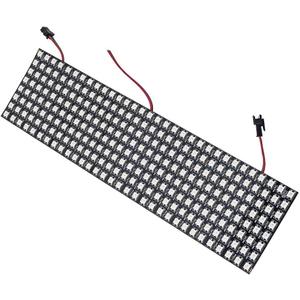 BTF-LIGHTING WS2812B ECO RGB Alloy Wires 5050SMD Individual Addressable 8X32 256 Pixels LED Matrix Flexible FPCB Full Color Works with WLED,SP802E,etc Controllers Image Video Text Display DC5V