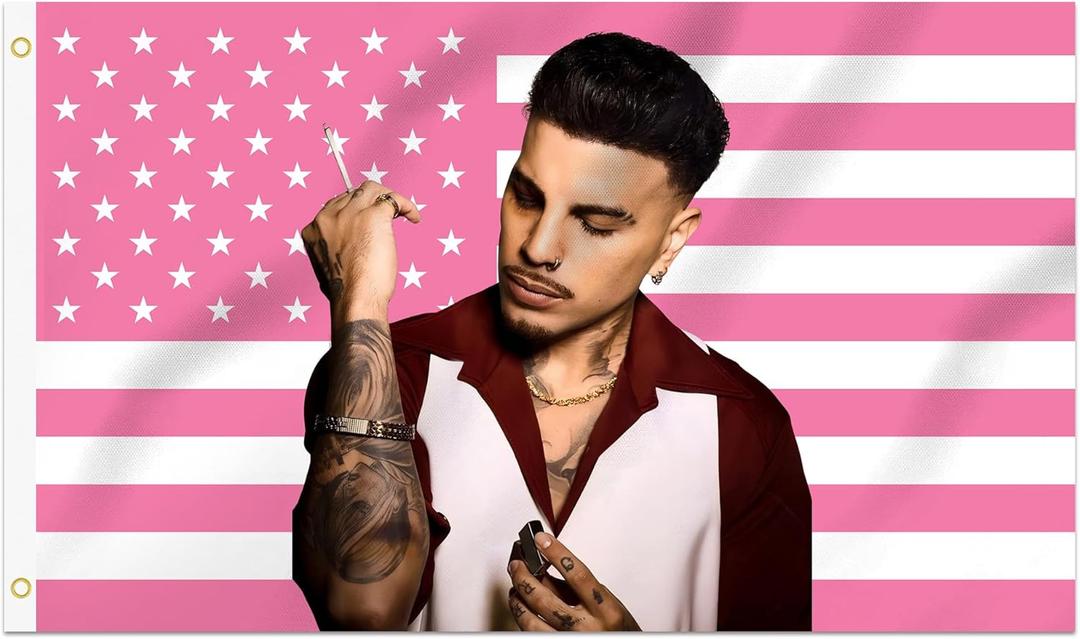 3x5 Ft Rauw Decorative Alejandro Flag Decor Tapestry Double Stitched with 2 Brass Grommets for Indoor Outdoor College Dorm Room Decoration