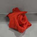 SOLY HUX Zip Up Cardigan for Women Hooded Cardigan Sweater Knitted Drop Shoulder Fall Clothes Winter Hoodies Outerwear (Medium, Plain Red)