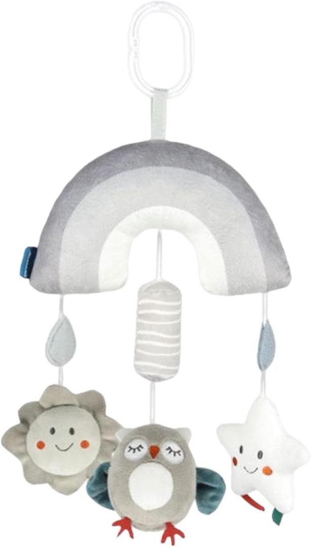 Nursery Crib Mobile Crib Rattles Hanging Wind Chime Bed Bell Toy for Boys Newborn Girls, 39cmx20cm