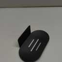 Soap Holders for Shower, Adhesive Shower Soap Holder, Stainless Steel Black Soap Bar Holder, No Drilled Soap Dishes for Wall, Bathroom, Kitchen Sink (Matte Black 1 Pcs)