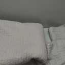 Queen Sized Bed covers 88 x 92 Inch GREY WITH PINK SPOTTED CROSS pillow case size 26 x 20 inch