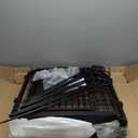 GarveeLife Dog Playpen Outdoor, 8 Panel Dog Fence with Gate for Yard,Pet Exercise Pen for Rv Camping Garden for Puppy and Small Dogs with Fixed Stakes(24 in) (Black)