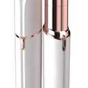 Facial Hair Remover for Women - as Seen on TV Painless Face Shaver - Electric Hair Removal Device for Face Lips Peach Fuzz with Light (White)