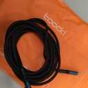 15FT Right Angle USB C Cable, 60W Extra Long Charging Cord Nylon Braided USB C Charger Cable for iPhone 17 16 15 Pro Plus Pro Max Air, iPad/MacBook, Galaxy S20, Pixel, Switch, Camera (Blue)