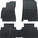 Car Floor Mats Custom Fit for Hyundai Elantra 2025 2024 2023 2022 2021 Odorless Washable Heavy Duty Rubber (All Weather) Floor Liners Black