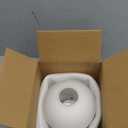 Touch Bedside Table Lamp - Modern Small Lamp for Bedroom Living Room Nightstand, Desk lamp with White Opal Glass Lamp Shade, Warm LED Bulb, 3 Way Dimmable, Simple Design (Non-USB)