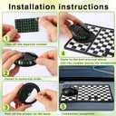 2 x Multifunction Car Anti-Slip Mat, Rotatable Anti Skid Car Dashboard Pad with Temporary Parking Numbe, Universal Car Phone Holder, and Large Pad for Phones Sunglasses Keys Gadgets