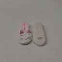 Kids Fuzzy Cat Slippers for Women, Funny Animal House Shoes with Soft Memory Foam, Comfy Plush Warm Slip-on Slippers 12/13