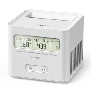 X-Sense Radon Detector for Home, Easy to Use, Zero Lab Fees, No Installation Required, Continuous Monitoring with Clear LCD Screen