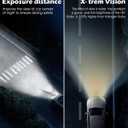 D2S HID Bulbs 6000K Cool White, 35W High/Low Beam D2S Bulb Replacement - Pack of 2 | 3200LM Super Bright HID Bulbs IP67 Waterproof, Night Driving Safety for City Commuters