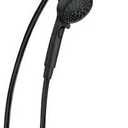 MOEN Magnetix 6-Spray Patterns with 1.75 GPM 6.75 in. Wall Mount Dual Shower Heads and Handheld in Matte Black