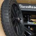 All Terrain Foldable Knee Scooter Walker - Economical Knee Walker for Foot Injuries, Compact Crutches Alternative - Black