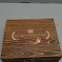 Fathers Day Anniversary Birthday Gifts for Men Him Dad Husband, White Elephant Gifts for Adults, Whiskey Glasses Set of 2 with Chilling Rocks, Bourbon Whiskey Stones Gifts for Men Wooden Box