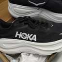 Hoka Men's Bondi 9 Sneaker (10.5, Black/White)