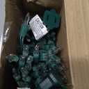 PREXTEX 200 Count Clear Christmas Tree Lights - 40 ft Warm Incandescent String Lights with Green Wire - Indoor and Outdoor Mini Light for Christmas, Holiday Decorations, Trees, Fences, Patios and More