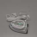 BEAUTURAL Mini Travel Steam Iron for Clothes with Dual Voltage, Temperature Control, Non-Stick Soleplate and Cord Storage, Ideal for Sewing, Quilting and Handcraft (White)