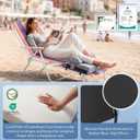 Recliner Foot Rest Cushion - Recilner Leg Rest Cushion with Removable Semi-Cylinder for Superior Support, Adjustable Recliner Foot Rest Extender, Recilner Leg Pillow with 2 Straps, Grey