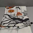 ZAEW Happy Halloween Swing Gnomes Ghosts Pumpkins Bats Spider Web House Flag Large 28X40 Inch Big Vertical Double Sided Yard Outdoor Outside Holiday Decoration