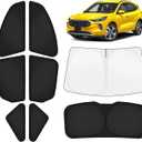 KUST Car Window Shades for Ford Escape 2020-2025 2026 Windshield Sun Shade Side Window Cover UV Block Privacy Protection Accessories for Camping Blackout Rear Back Full Set 8PCS