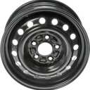 Dorman 939-196 15 x 6 In. Steel Wheel Compatible with Select Hyundai / Kia Models, Black