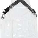Waterproof Work Apron for Kitchen Hair Salon and Painting Anti-Breeding TPU Apron Pocket for Hairdressers and Chefs