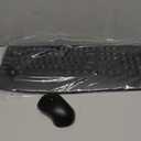 Wireless Keyboard and Mouse Combo, Full-Sized 2.4GHz Wireless Keyboard with Comfortable Palm Rest and Optical Wireless Mouse for Windows, Mac OS PC/Desktops/Computer/Laptops (Black)