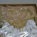 Lineshading Eid Ramadan Mubarak Wreaths Ramadan Decorations for Home Front Door Eid Decor Round Metal Hoop Floral Hanging Garland for Wall Window Indoors Outdoor Farmhouse Decor (Classic)