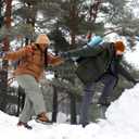 19-Tooth Ice Cleats w/Socks  Anti-Slip for Snow, Hiking, Ski  Men/Women (Medium)