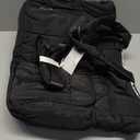 RAINSMORE Tote Bag for Women, 15.6 Inch Lightweight Puffy Tote Bag with Compartments Shoulder Bag Handbag for Travel, Work, Gym (Black)