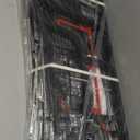 PLKOW Dumbbell Rack, Weight Rack for Dumbbells, Home Gym Storage for Dumbbells Kettlebells Yoga Mat and Balls, All in One Workout Storage with Wheels and Hooks, Powder Coated Finish Steel