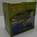 Garden Hose 75 ft, 2025 Upgarded Flexible Water Hose 75ft With 10-Pattern Spray Nozzle, Kink-Free, Lightweight, Durable, Leak-Proof Solid Brass Fittings (Black & Blue)