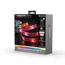 Monster LED 16.4ft Smart Sound Reactive Multi-Color Multi-White Indoor LED Light Strip with Mobile App Control, Xtreme Easy Assembly