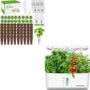 Ahopegarden Indoor Garden Hydroponics Growing System with Hydroponic Pods Kit