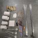 12 Pcs Large Outdoor Christmas Nativity Scene Set with Crèche Stable 81'' Holy Family Outdoor Yard Sign PVC Weatherproof Christian Manger Nativity Scene Set for Christmas Outside Yard Lawn Decor