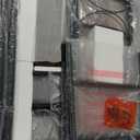 JOIN IRON 3-Piece Kitchen Dining Room Table Set for Small SpacesIron Wood Square Table with 2 Chairs for Kitchen Dining Room Furniture (Brown)