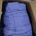 Topcee Weighted Blanket for Adults (25 lbs, 60" x 80") Queen Size Soft Cooling Heavy Blanket Sleeping, Apply to 240-260 lbs Body, Thick Breathable Blanket with Glass Bead, Easy Care, Purple 