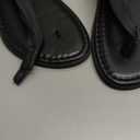 Black Ankle Strap Flat Sandals for Women Comfortable Lace Up T-Strap Slip on Flip Flops Flats Ladies Fashion Cute Thong Sandals Summer Soft Flip Flops Sandals, Size: 8