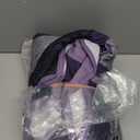 Dinjoy Purple Boho Quilt Set Queen,Striped Bedspreads Queen Size Lightweight Farmhouse Quilts 3 Pieces Patchwork Bedding Sets Coverlet Bed Set with 2 Pillowcases for Women Fall Winter