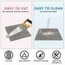 FHWTY Plastic Interlocking Deck Tiles 12 Pack, 12"x12" Waterproof Patio Flooring, Weather Resistant Outdoor Deck Tiles for Balcony, Porch, Backyard, Light Gray